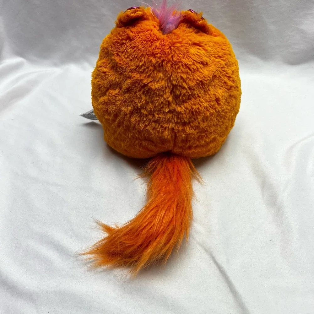 Basic Fun 2022 Misfittens Get Meowt Orange Pink Plush Series 2 Stuffed Animal